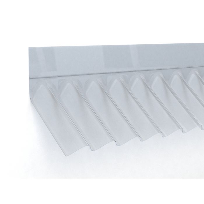 Corrugated 3 Inch Pvc Wall Flashing Clear
