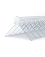 PALRUF 3" CORRUGATED PVC RIDGE CAP