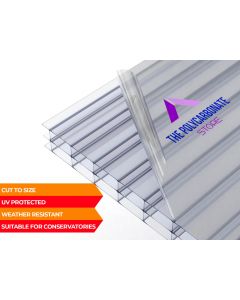 Multiwall 16mm Clear Polycarbonate Sheet Cut To Size