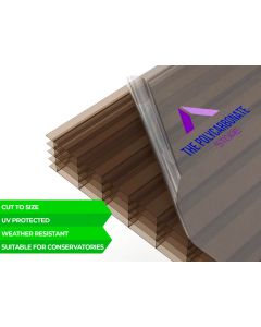 25mm Bronze Multiwall Polycarbonate Sheet