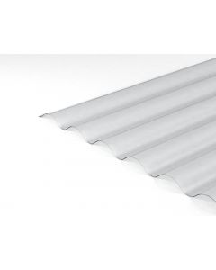 Clear 6 Inch Palruf™ PVC Corrugated Sheets