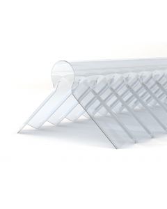 Palruf 3" Corrugated PVC Ridge Cap