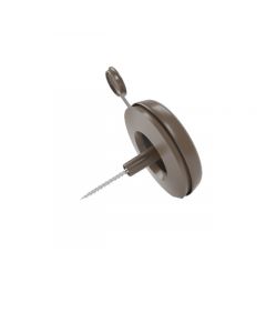 25mm Brown Fixing Buttons Pack of 10
