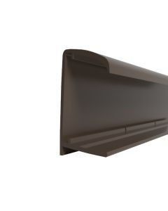 Brown PVC Sheet Closure 2100mm