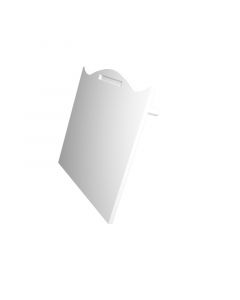 Exitex White Snapdown Rafter Glazing Bar End Cap (10mm-35mm)