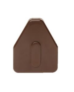 Heavy Duty Self Supporting Glazing Bar Brown End Cap