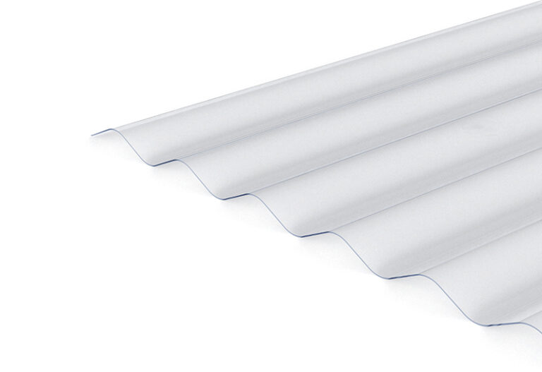 Clear 3" Palruf™ PVC Corrugated Sheets - 0.8mm