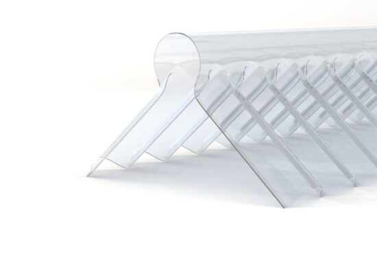 Palruf 3" Corrugated PVC Ridge Cap