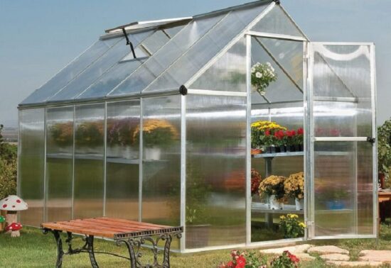 4mm Clear Twin-wall Greenhouse 610x1220mm Standard Sheet -Sold in Packs