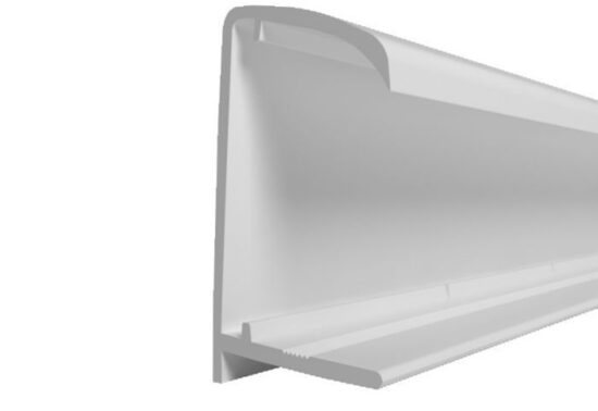 White PVC Sheet Closure 2100mm