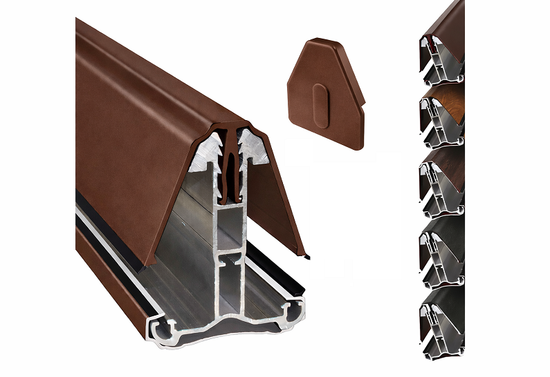 16-35mm Heavy Duty Self Supporting Brown Glazing Bar