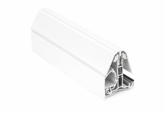 Heavy Duty Self Supporting White Edge Bar