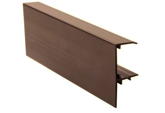 10mm Brown PVC F-Section