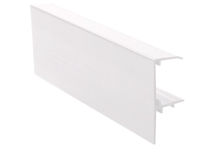 10mm White PVC F-Section