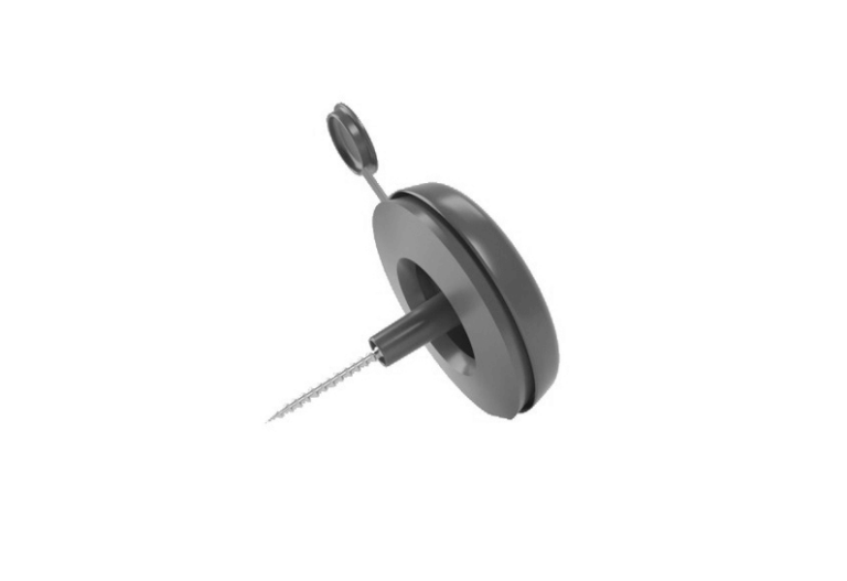 10mm Grey Fixing Buttons Pack of 10