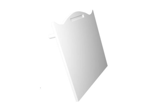 Exitex White Snap-down Rafter Glazing Bar End Cap (10mm-35mm)